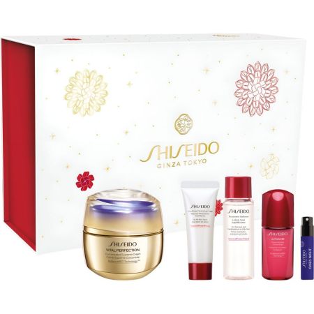 Shiseido Vital Perfection Concentrated Supreme Cream Estuche Crema antiedad eleva esculpe y redensifica piel de aspecto más firme luminoso y joven 50 ml