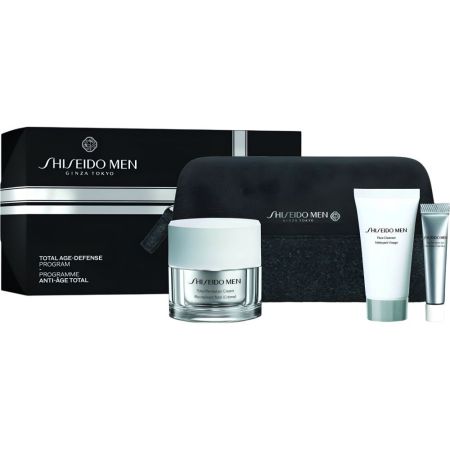 Shiseido Men Total Revitalizer Cream Estuche Crema de día antiedad mejora los 5 principales signos del envejecimiento 48 horas 50 ml