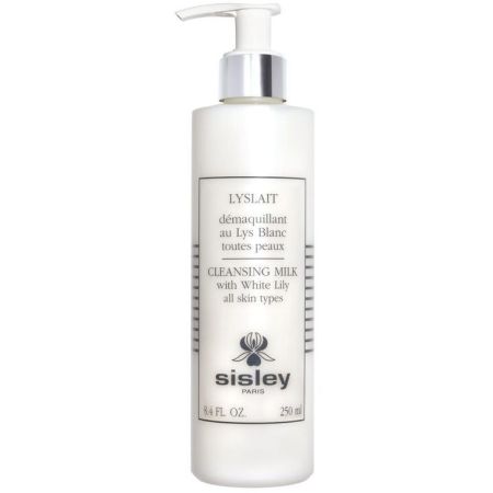 Sisley Démaquillant Au Lys Blanc Toutes Peaux Leche desmaquillante rica y untuosa que disuelve eficazmente el maquillaje 250 ml