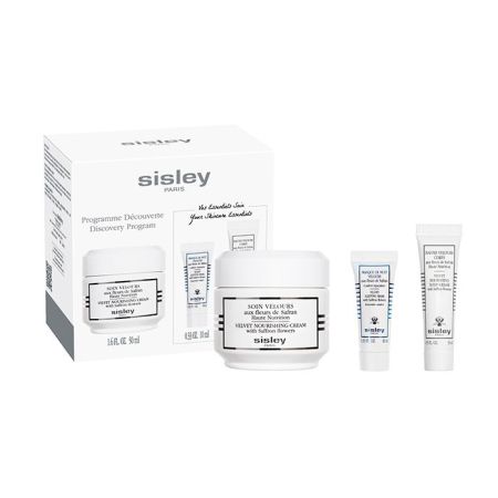 Sisley Soin Velours Aux Fleurs De Safran Haute Nutrition Estuche Crema de día nutririva e hidratante actúa en contra de la sequedad 50 ml