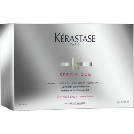 Kerastase Specifique Cure Anti-Chute Intensive Tratamiento intensivo anticaída restaura la elasticidad del cuero cabelludo 10x6 ml