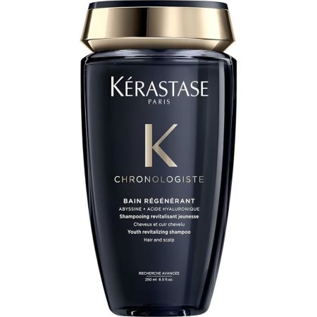 Kerastase Chronologiste Bain Régénérant Shampooing Champú regenerador antiedad rellena la fibra suaviza y da brillo 250 ml