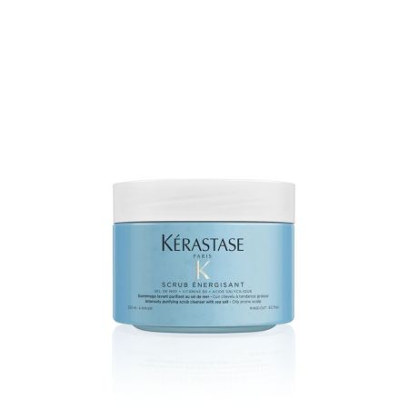 Kerastase Scrub Ènergisant Champú exfoliante energizante purifica e hidrata para cabello graso 250 ml