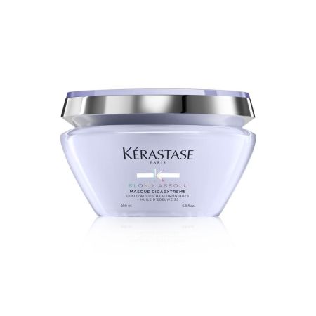 Kerastase Blond Absolu Masque Cicaextreme Mascarilla reconstructora hidrtaa y fortalece para cabello rubio 200 ml