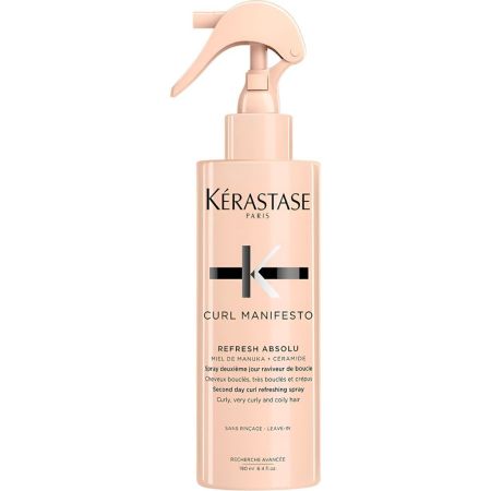 Kerastase Curl Manifesto Refresh Absolu Spray de rizos refrescante para el día después del lavado con miel de manuka 50 ml