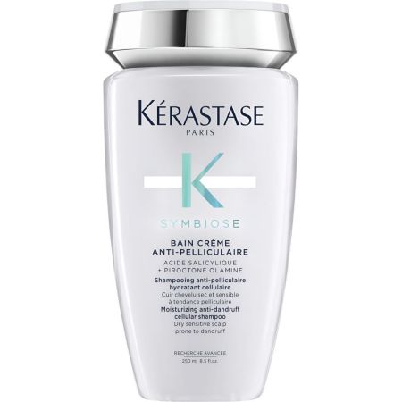 Kerastase Symbiose Bain Crème Anti-Pelliculaire Champú hidratante anticaspa para cabellos grasos y sensibles 250 ml