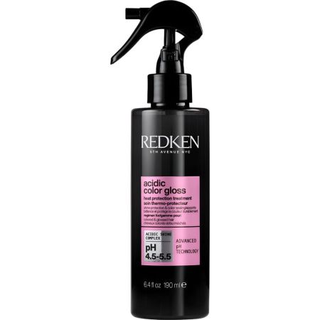 Redken Acidic Color Gloss Heat Protection Treatment Tratamiento sin aclarado sella la cutícula y fija el brillo para cabello coloreado 190 ml