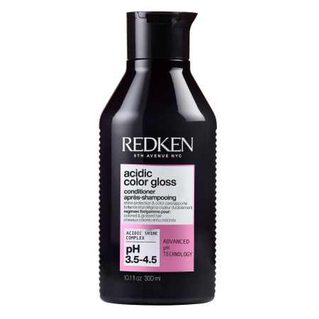 Redken Acidic Color Gloss Conditioner Acondicionador sin sulfatos limpia recupera el brillo e intensifica el color para cabello colorado