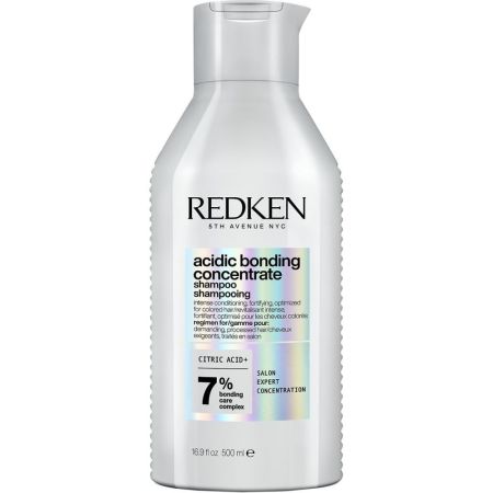 Redken Acidic Bonding Concentrate Shampoo Champú sin sulfatos repara hidrata y protege el cabello dañado 500 ml