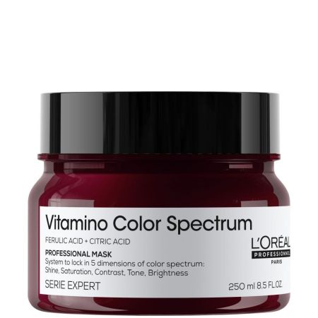 L'Oreal Professionnel Vitamino Color Sprectrum Professional Mask Mascarilla profesional nutritiva de textura cremosa protege y prolonga el color paral cabello teñido