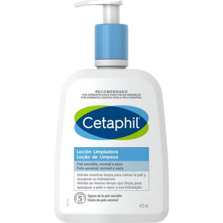 Cetaphil Loción Limpiadora Loción limpia profundamente y protege de la sequedad piel hidratada y radiante