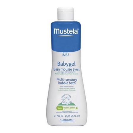 Mustela Multi-Sensory Bubble Bath Gel de ducha suave e hidratante 200 ml