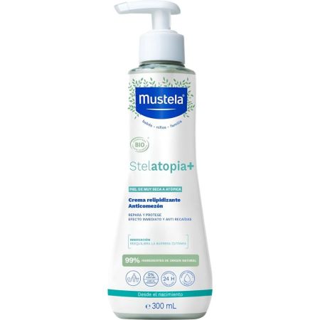 Mustela Stelatopia+ Crema Relipidizante Anti-Rascado Crema relipidizante reduce rojeces aliviando la sensación de picor 300 ml