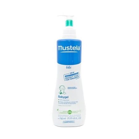 Mustela Babygel Gel de ducha limpia la piel en profundidad sin resecarla 750 ml