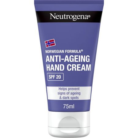 Neutrogena Visibly Renew Crema De Manos Anti-Edad Spf 20 Crema de manos previene signos de envejecimiento y manchas 75 ml