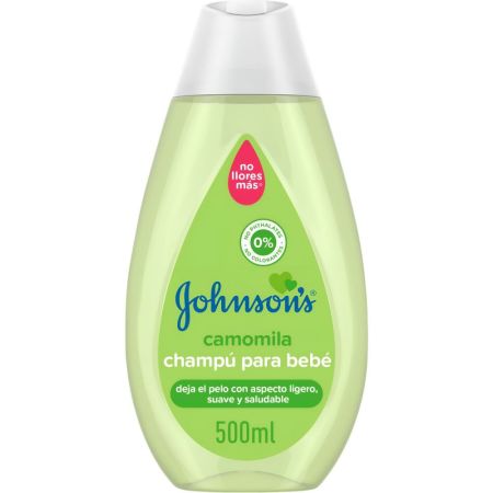 Johnson'S Camomila Champú Para Bebé Champú sin sulfatos ni colorantes cabello limpio y aspecto saludable apto para toda la familia