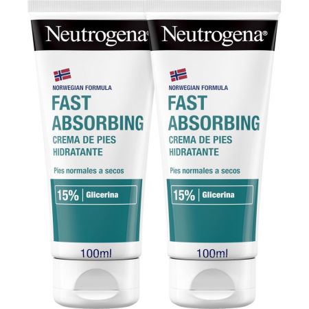 Neutrogena  Crema de pies ultra hidratante 100ml. duplo