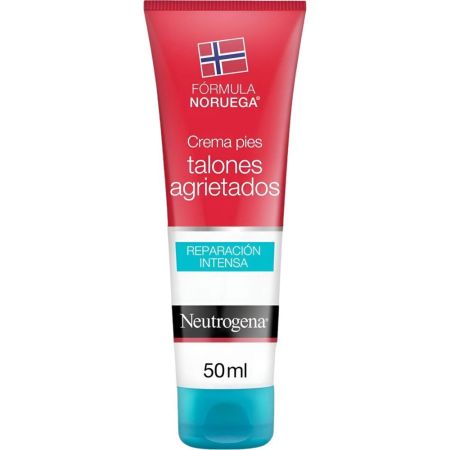 Neutrogena Crema Pies Talones Agrietados Reparación Intensa 50 Ml Crema que trata en profundidad las grietas de los talones y los regenera 50 ml