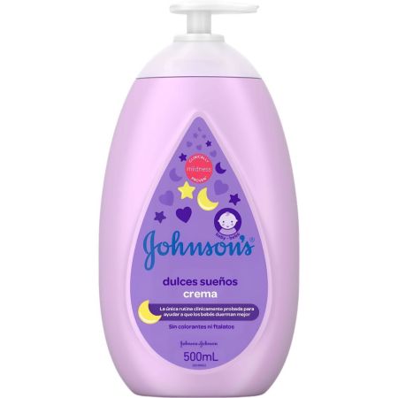 Johnson'S Dulces Sueños Crema Crema corporal ayuda a que los niños duerman mejor con esencias relajantes 500 ml