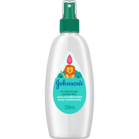 Johnson'S No Más Tirones Acondicionador En Spray Para Niños Acondicionador sin sulfatos ni colorantes elimina los nudos y enredos del cabello 200 ml