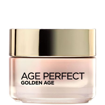 L'Oreal Age Perfect Golden Age Crema Rosa Fortificante Día Crema de día rejuvenece revitaliza y reaviva el tono rosado natural de tu piel 50 ml