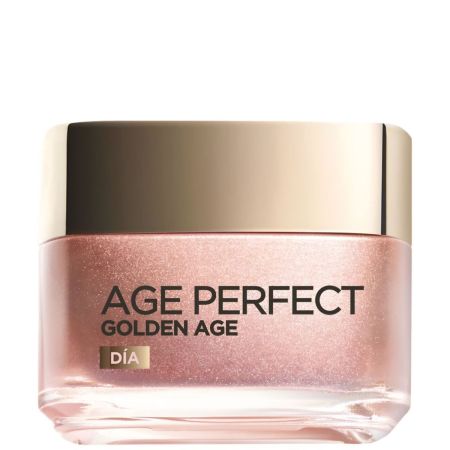 L'Oreal Age Perfect Golden Age Crema Rosa Fortificante Día Spf 20 Crema de día rejuvenece revitaliza y reaviva el tono rosado natural de tu piel 50 ml