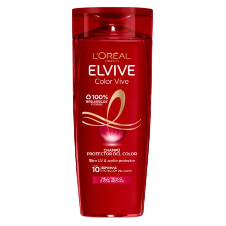 Elvive Color Vive Champú Protector Champú protector nutritivo y fijador del color para cabello teñido o con mechas 370 ml