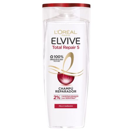 Elvive Total Repair 5 Champú Reparador Champú reparador para cabello dañado 370 ml