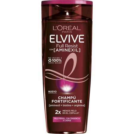 Elvive Full Resist Champú Fortificante Champú fortificante protege y refuerza hasta las puntas para cabello revitalizado y resistente