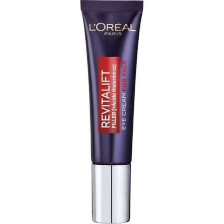 L'Oreal Revitalift Filler [+ Ácido Hialurónico] Crema Ojos Y Rostro Crema de día antiedad rellena arrugas y reduce líneas de expresión 30 ml