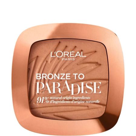 L'Oreal Bronze To Paradise Polvos compactos bronceadores textura ligera y natural efecto buena cara