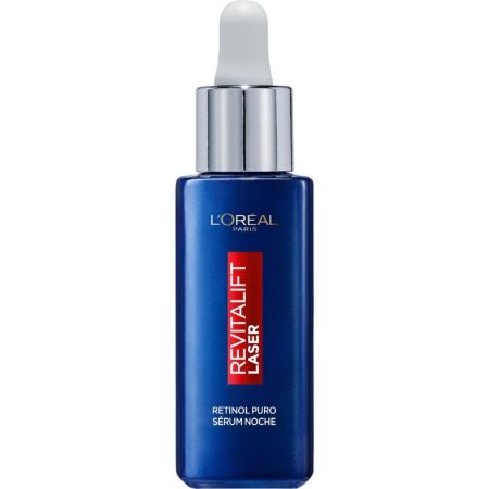 L'Oreal Revitalift Laser Retinol Puro Sérum Noche Sérum de noche corrige todo tipo de arrugas piel hidratada flexible y lisa 30 ml