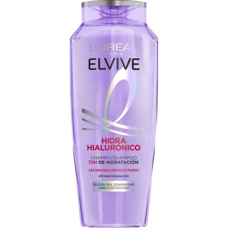 Elvive Hidra [Hialurónico] Champú Champú rellena la fibra capilar con ácido hialurónico 72 horas de hidratación para cabello deshidratado 400 ml