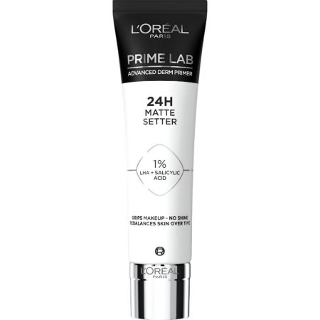 L'Oreal Prime Lab 24h Matte Setter Prebase de maquillaje reduce el efecto graso y matifica la piel durante 24 horas