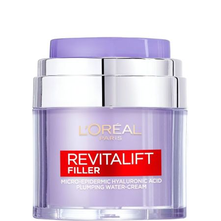 L'Oreal Revitalift Filler Micro-Epidermic Hyaluron Acid Water-Cream Crema de día hidratante rellenadora con ácido hialurónico 50 ml