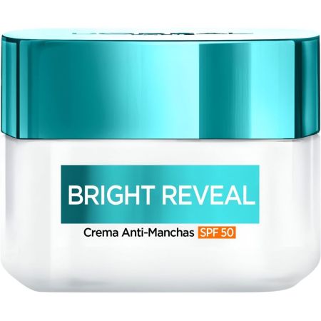 L'Oreal Bright Reveal Crema Anti-Manchas Spf 50 Crema de día antimanchas rellenadora con niacinamida para una hidratación intensa 50 ml