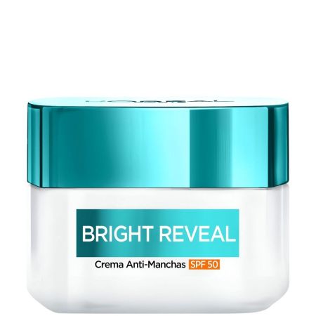 L'Oreal Bright Reveal Crema Anti-Manchas Spf 50 Crema de día antimanchas rellenadora con niacinamida para una hidratación intensa 50 ml