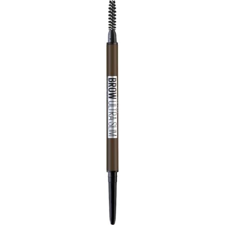 Maybelline Brow Ultra Slim Lápiz de cejas con cepillo de punta fina y trazo suave para un acabado natural perfecto y definido