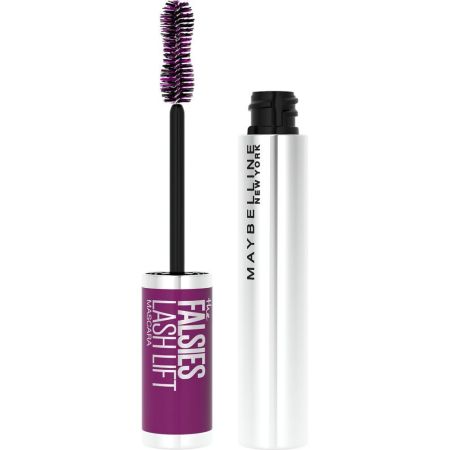 Maybelline The Falsies Lash Lift Máscara de pestañas con cepillo de doble para curvatura efecto lifting y acabado más intenso