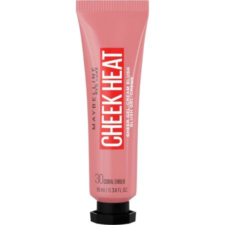 Maybelline Cheek Heat Sheer Gel Colorete en crema efecto buena cara para un aspecto radiante saludable y luminoso