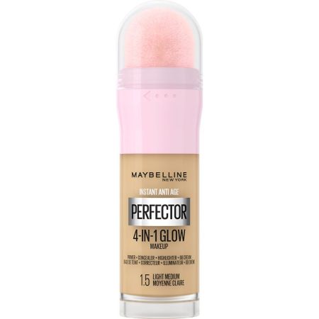 Maybelline Perfector Glow 4-In-1 Concealer Maquillaje perfeccionador define e ilumina con acabado natural