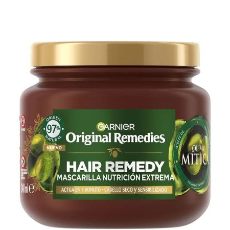 Original Remedies Hair Remedy Oliva Mítica Mascarilla Nutrición Extrema Mascarilla cabello seco o sensibilizado nutrición extrema 320 ml