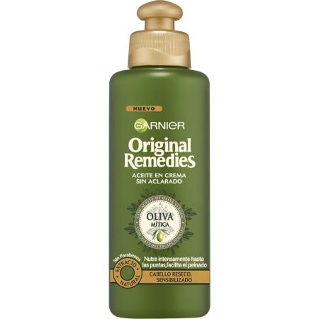 Original Remedies Oliva Mítica Aceite En Crema Sin Aclarado Aceite en crema para cabello seco y sensibilizado nutre intensamente 200 ml