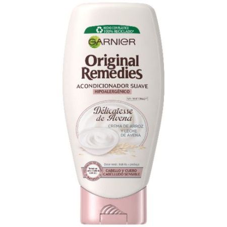 Original Remedies Délicatesse De Avena Acondicionador Suave Acondicionador para cabello y cuero cabelludo sensible cuida y protege 250 ml