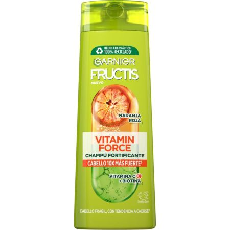 Fructis Vitamin Force Champú Fortificante Champú fortificante anticaída para cabello frágil 380 ml