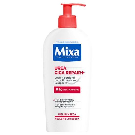 Mixa Urea Cica Repair+ Loción Corporal Loción corporal calmante alisa y combate rugosidades para piel reforzada 48 horas 250 ml