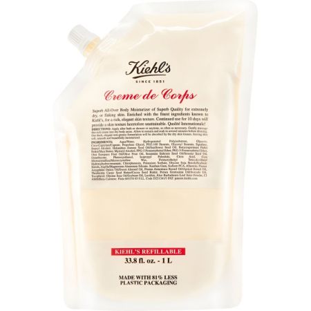 Kiehl'S Creme De Corps Recarga Tratamiento corporal hidratante y nutriente para mantener una barrera hidrolipídica sana 1000 ml