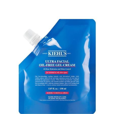 Kiehl'S Ultra Facial Oil-Free Gel Cream Recarga Crema de día hidratante y matificante efecto refrescante 24 horas para una piel fresca 150 ml