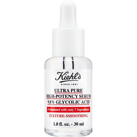 Kiehl'S Ultra Pure High-Potency Serum 9,8% Glycolil Acid Sérum suaviza la textura de la piel aumentando la luminosidad con ácido glicólico 30 ml