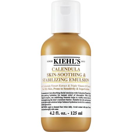 Kiehl'S Calendula Skin-Soothing & Stabilizing Emulsion Emulsión calma y estabiliza tratando enrojecimiento exceso de grasa e imperfecciones 125 ml